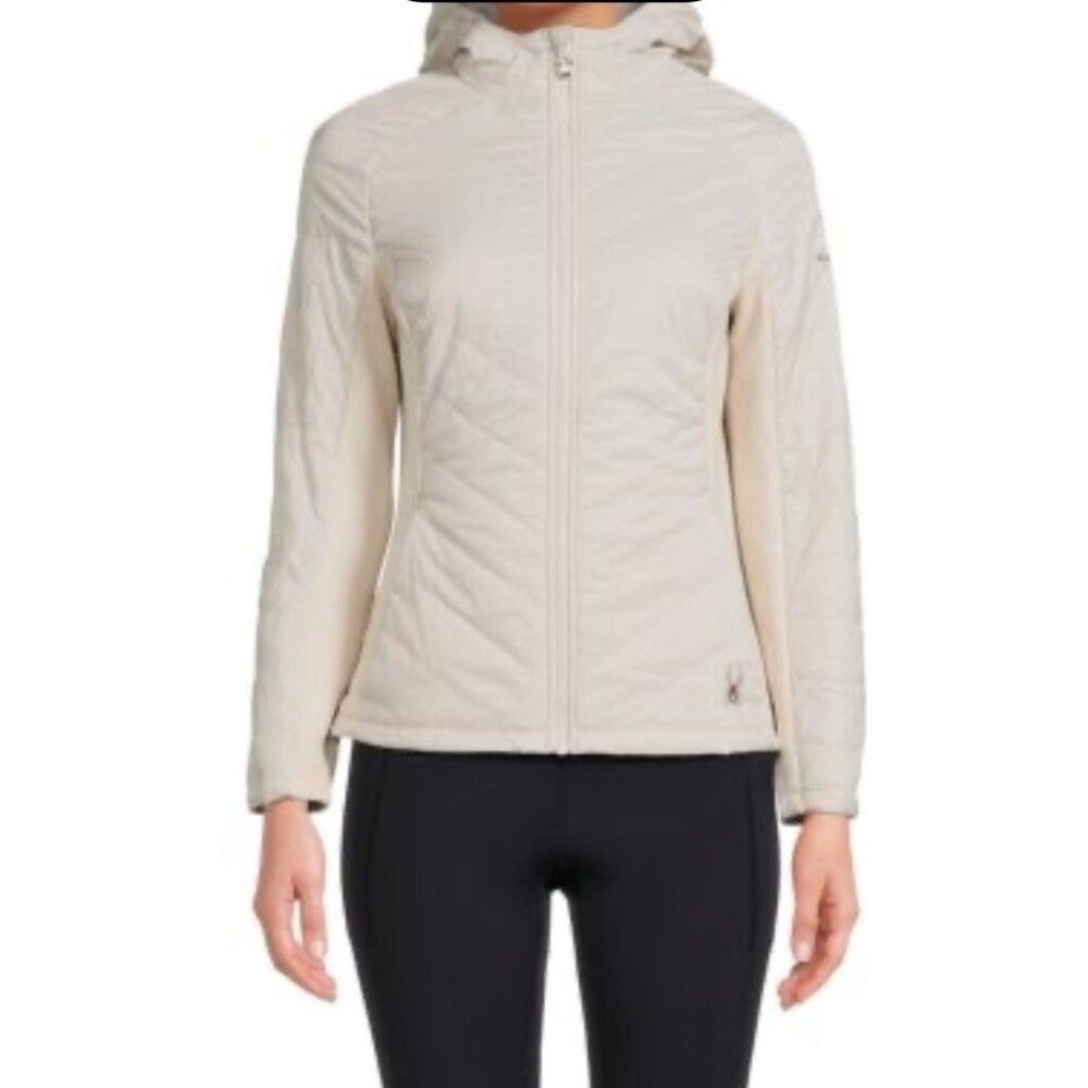 Spyder Down Jacket Bone Hooded Puffer Coat Ski Winter Women's M